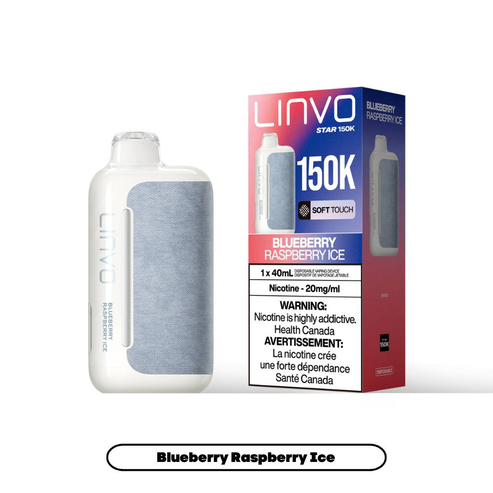 LINVO STAR 150K Disposable Vape - Blueberry Raspberry Ice